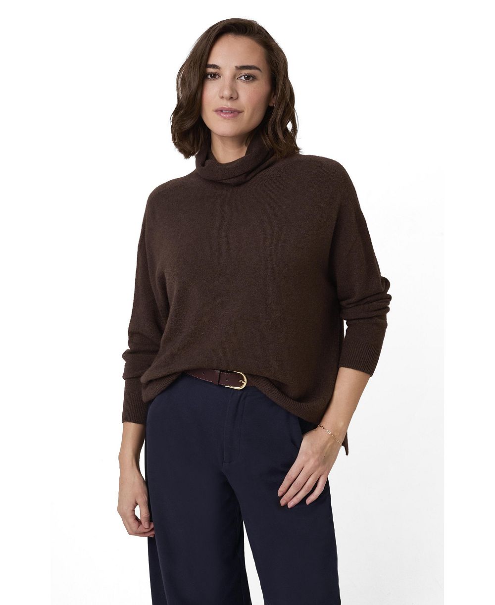 Celtic & Co. Women's Oversized Slouchy Roll Neck Jumper