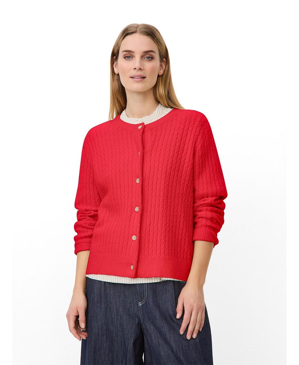 Masai Copenhagen Women's MaLeryntha Cable-Knit Button-Front Cardigan