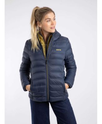 Weird Fish Women's Eshka Lightweight Hooded-Puffer Jacket