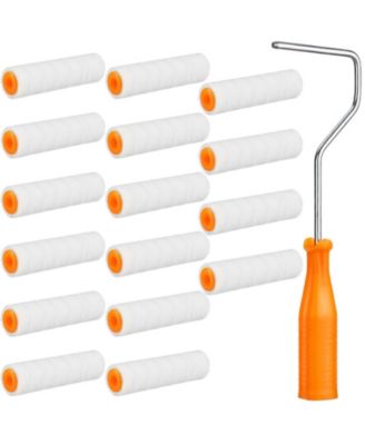 XDOVET Mini Paint Roller Brush Set for Trim Edge Corner Window Frame Touch Up