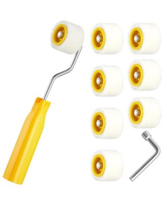 XDOVET Mini Paint Roller Touch Up Trim Edge Corner Brush Window Frame