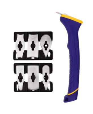 XDOVET Soft Grip Contour Scraper 6 Shapes Stainless Steel Putty Caulk Wood