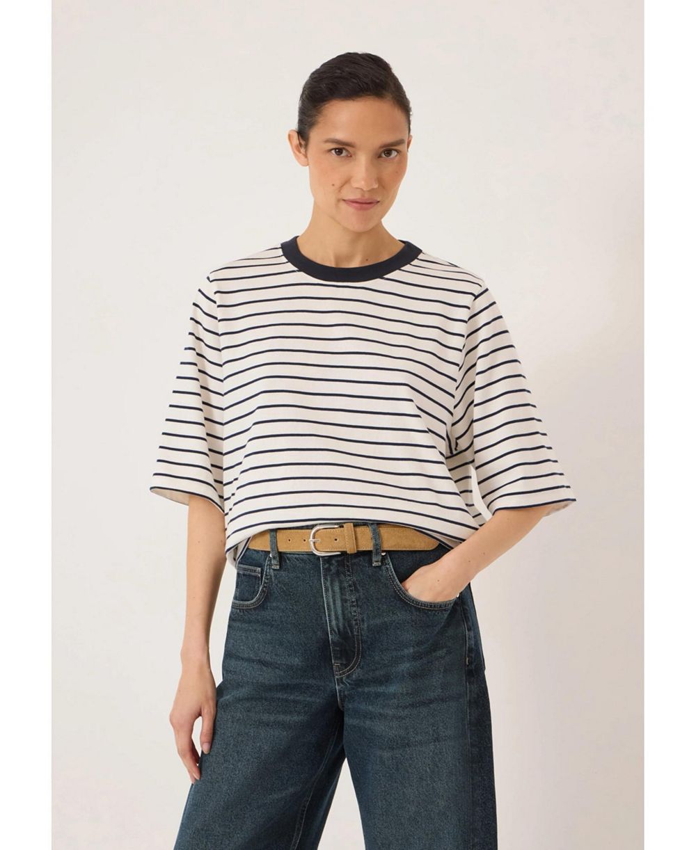 Hush Women's Romina Cotton Stripe T-shirt