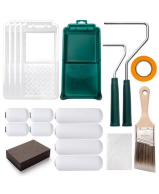 Набор валиков XDOVET Paint Roller Kit Foam Mini Covers Tray Liners Brush Supplies