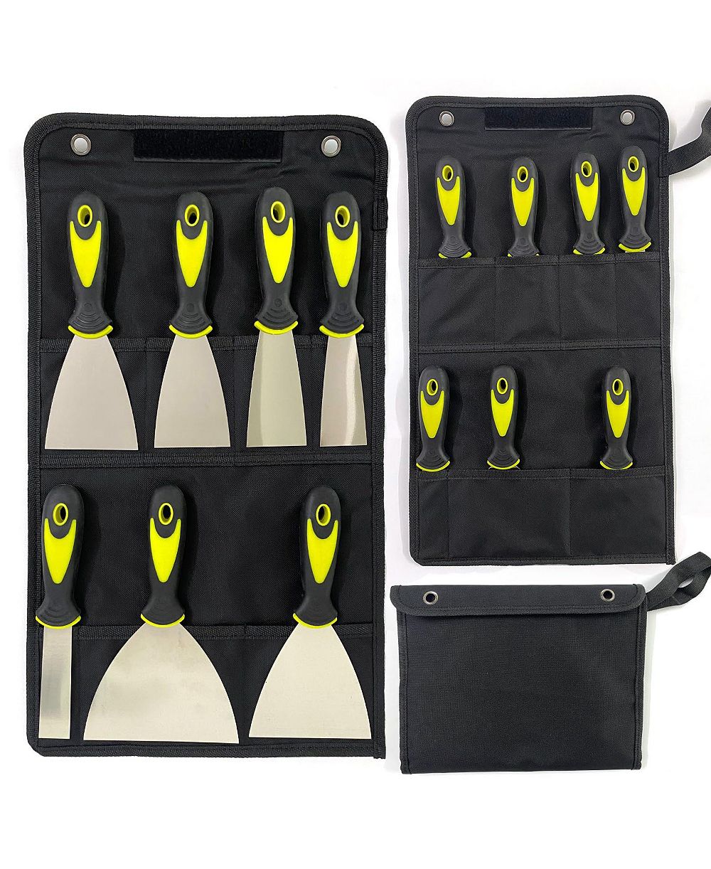 XDOVET Stainless Steel Putty Scraper Set Drywall Repair Wallpaper Removal