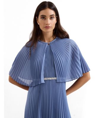Phase Eight Women's Anora Pleated Cover Up Cropped Sheer Cover-Up
