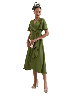 Phase Eight Women's Julissa V-Neck Satin Dress