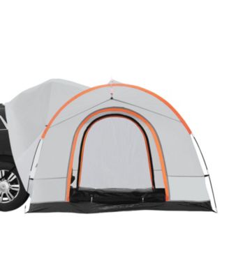 Mountaintop SUV Camping Tent, 8'x8' PU2000mm Double Layer Rear Tent, Rain Layer and Carry Bag, Fits 6-8 People for Van Tailgate Camping