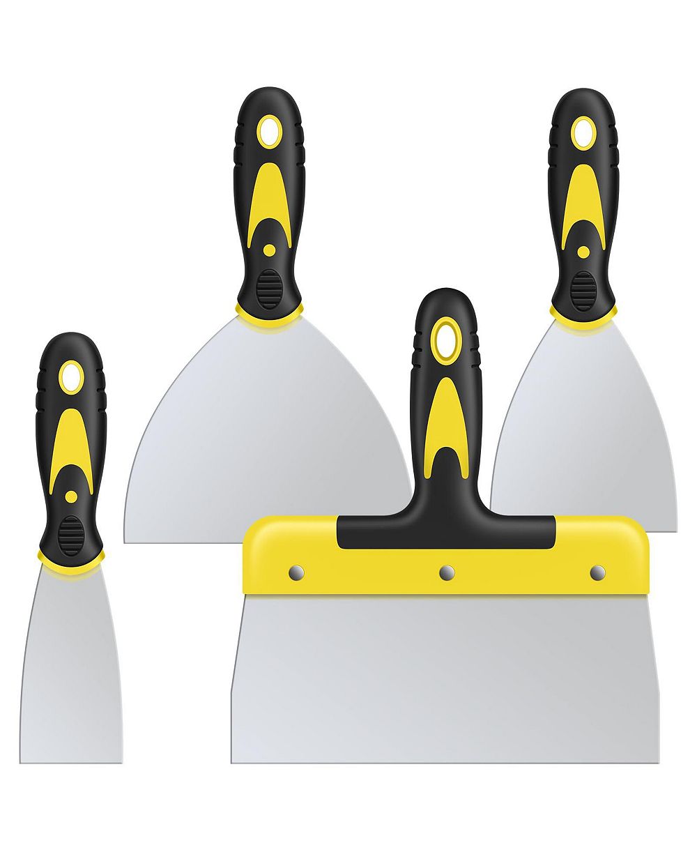 XDOVET Putty Knife Set Stainless Steel Scraper Drywall Tool