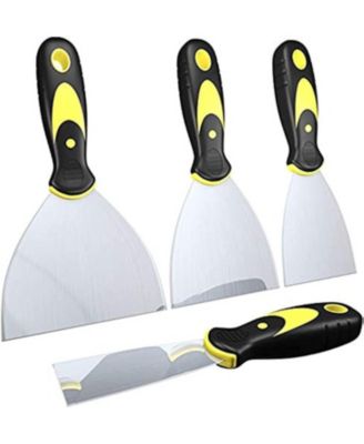 XDOVET Metal Putty Scrapers Drywall Plaster Wallpaper Tool Set