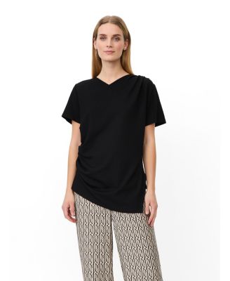 Женская футболка Masai Copenhagen Women's MaDorel V-Neck Short-Sleeve Draped T-Shirt