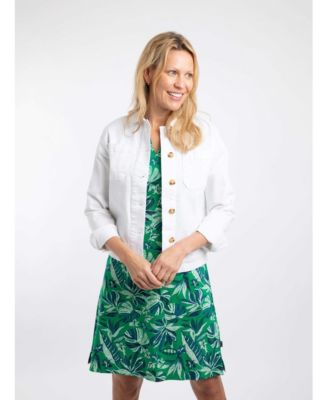 Weird Fish Women's Rosanna Canvas Cotton-Blend Jacket