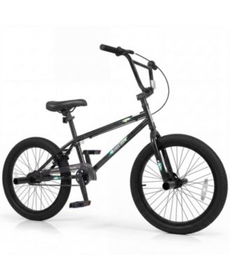 HONGGE 20-Inch Freestyle BMX with 360-Degree Steering Bike, 110 lb. Capacity, Ages 8+