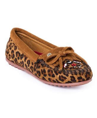 Minnetonka Женские мокасины Thunderbird Animikii Leopard