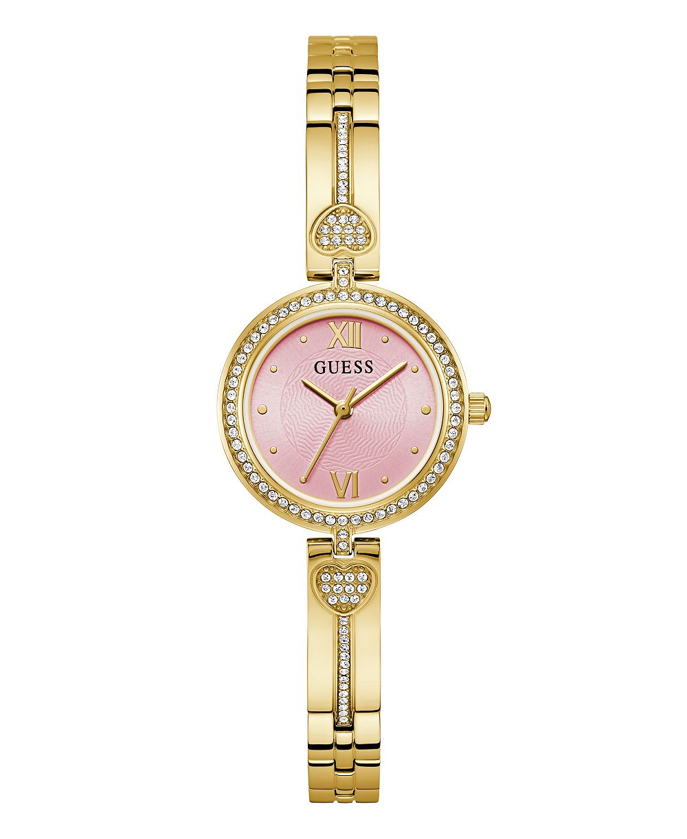 Часы GUESS Women's Quartz Gold-Tone Stainless Steel Watch 27mm