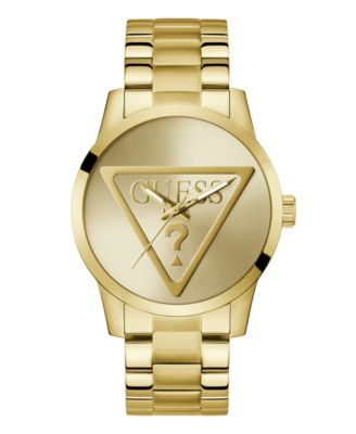 GUESS Men's Quartz Gold-Tone Stainless Steel Watch 44mm