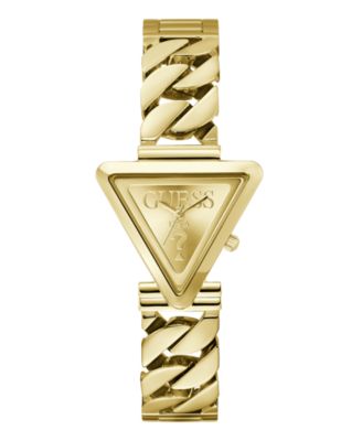 GUESS Women's Quartz Gold-Tone Stainless Steel Watch 30mm x 34mm