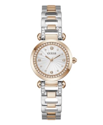 Женские часы GUESS Quartz Two-Tone Stainless Steel 30mm