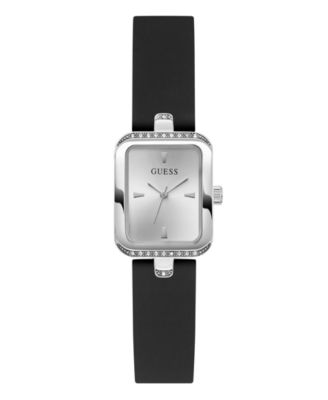 GUESS Женские кварцевые часы Quartz Black Silicone 22mm
