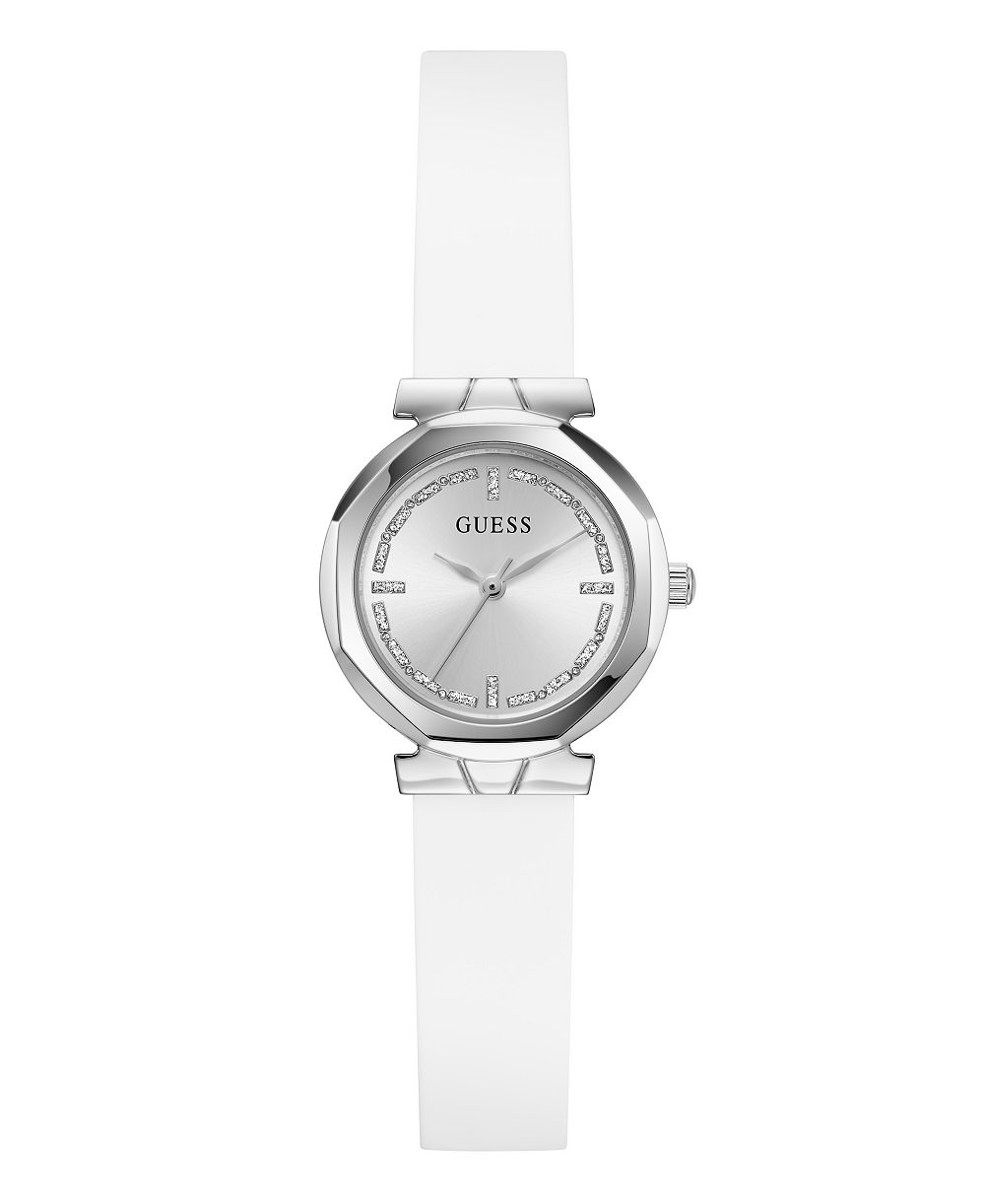 Женские часы GUESS Quartz White Silicone 26mm
