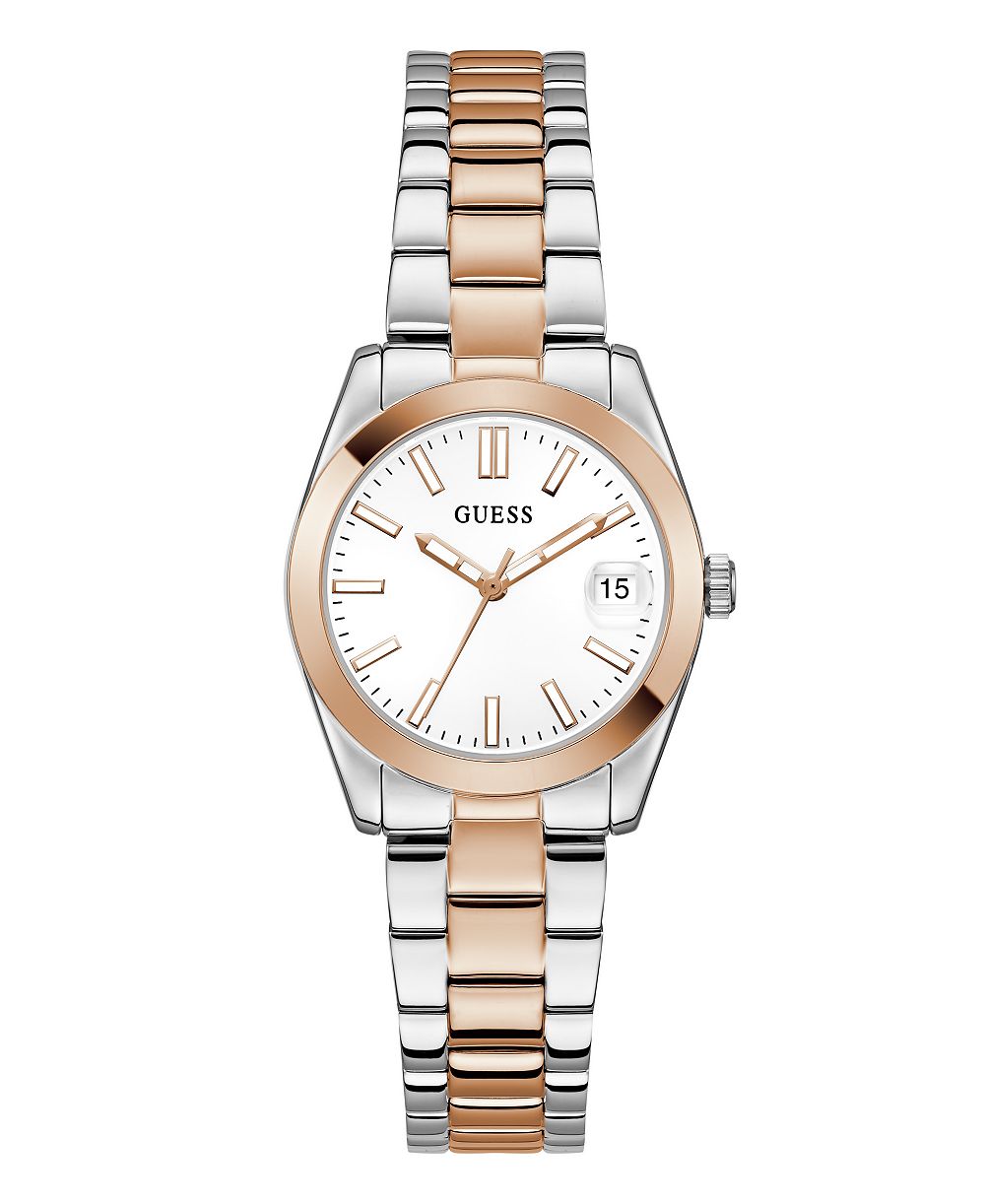 GUESS Women's Quartz Two-Tone Stainless Steel Watch 32mm