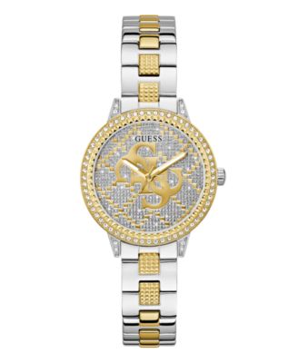 GUESS Women's Quartz Two-Tone Stainless Steel Watch 34mm
