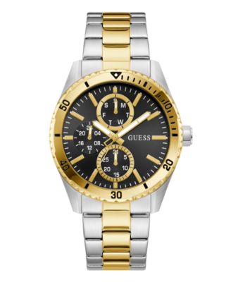 GUESS Men's Quartz Two-Tone Stainless Steel Watch 43mm