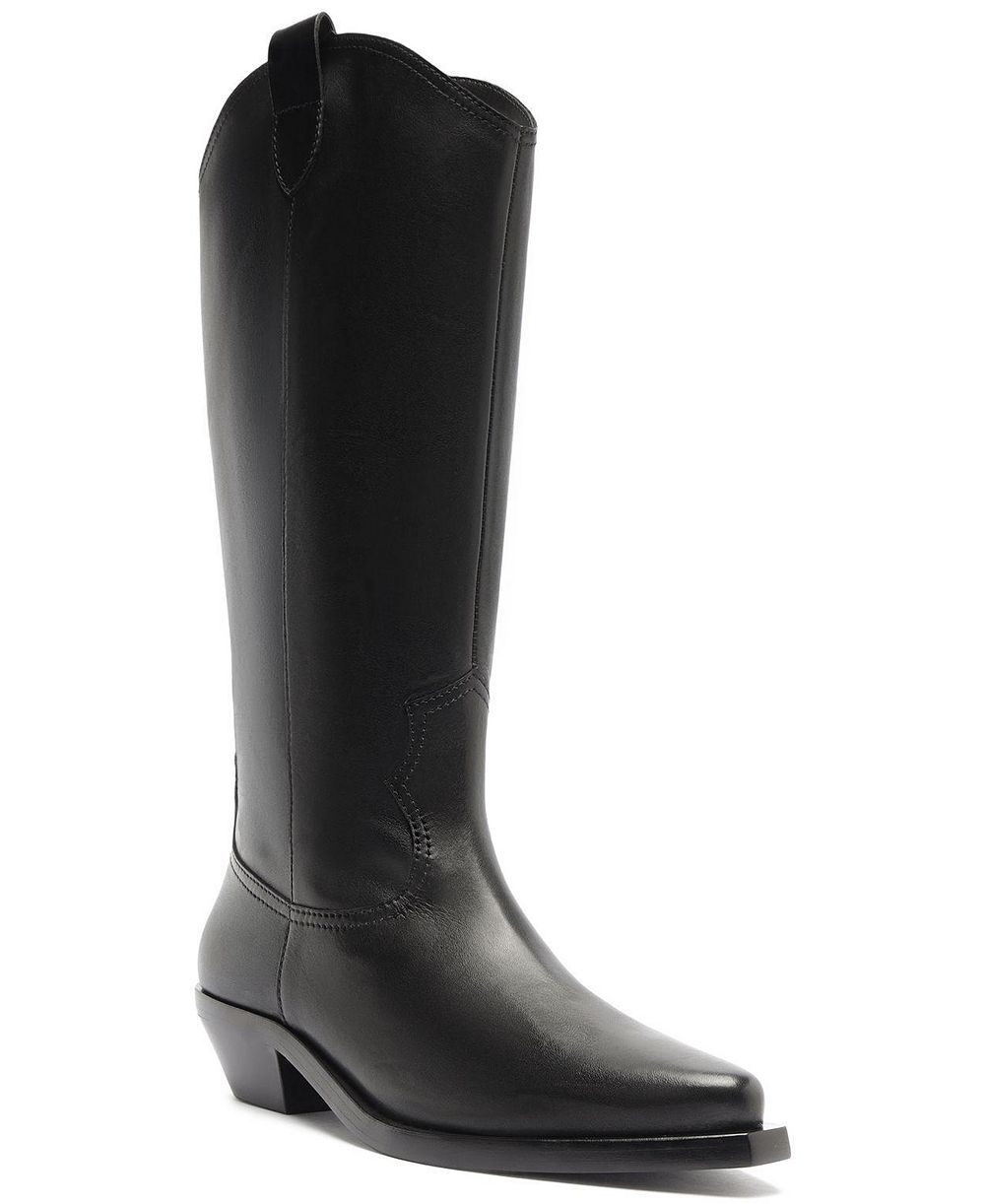 Schutz женские высокие сапоги на блочном каблуке Nash Up