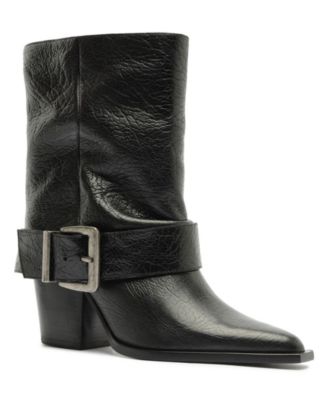 Schutz женские ботильоны на блочном каблуке с пряжкой Parker