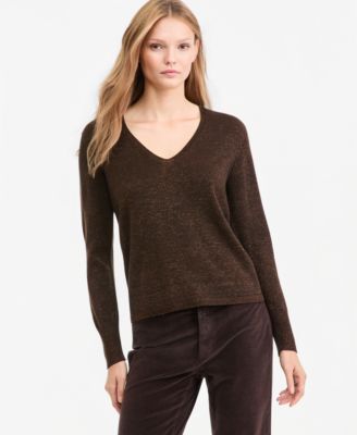 Kobi Halperin Women's Vinny V-Neck Lightweight Loose Sweater