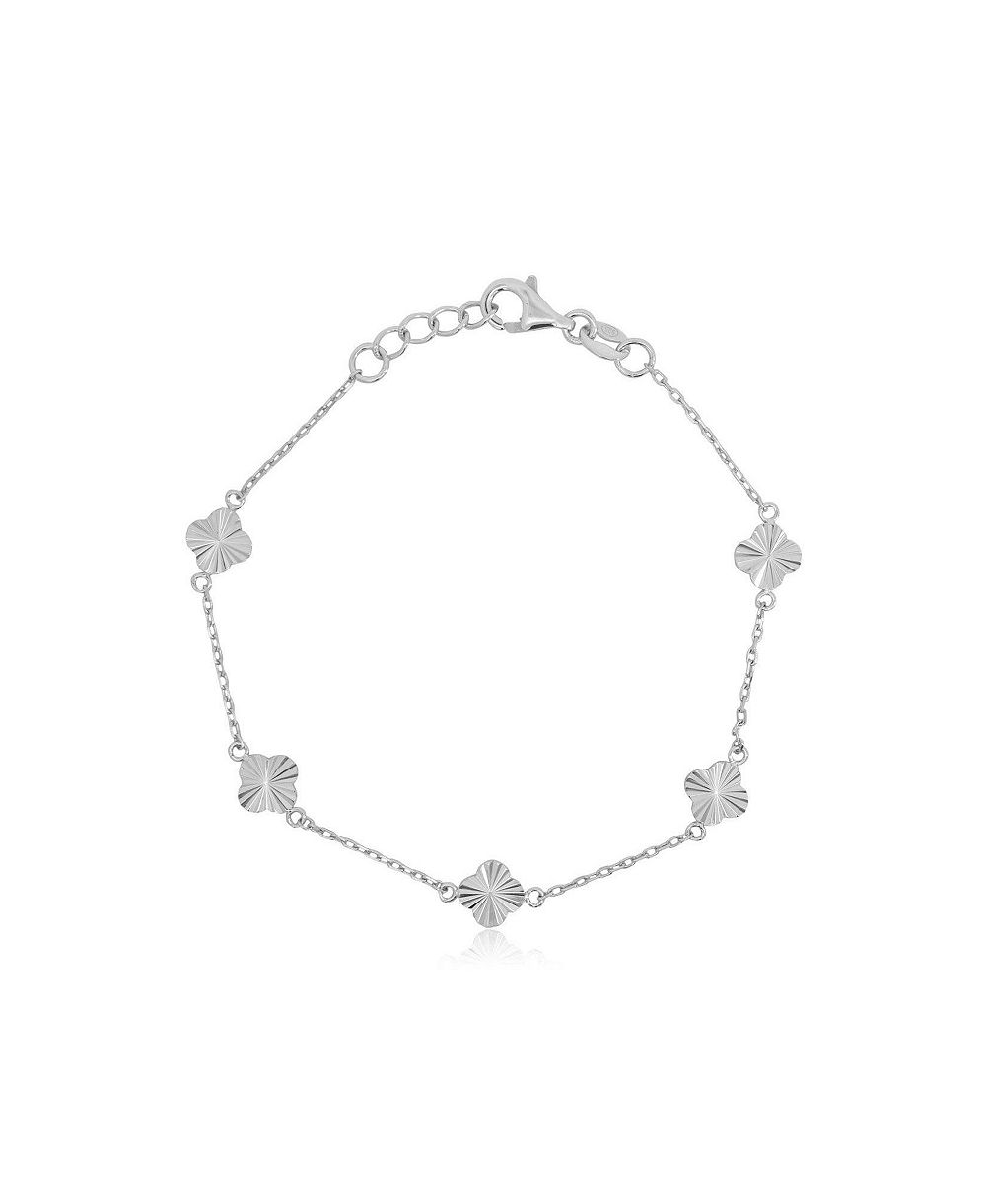 Браслет The Lovery Mini Fluted Clover Sterling Silver