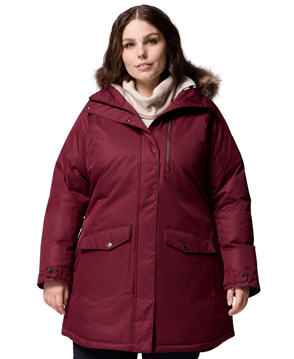 Женская утепленная куртка Columbia Plus Size Suttle Mountain™ с подкладкой из шерпы