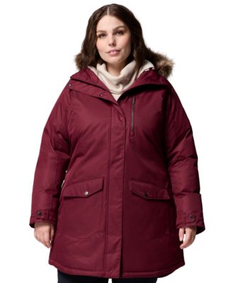 Женская утепленная куртка Columbia Plus Size Suttle Mountain™ с подкладкой из шерпы