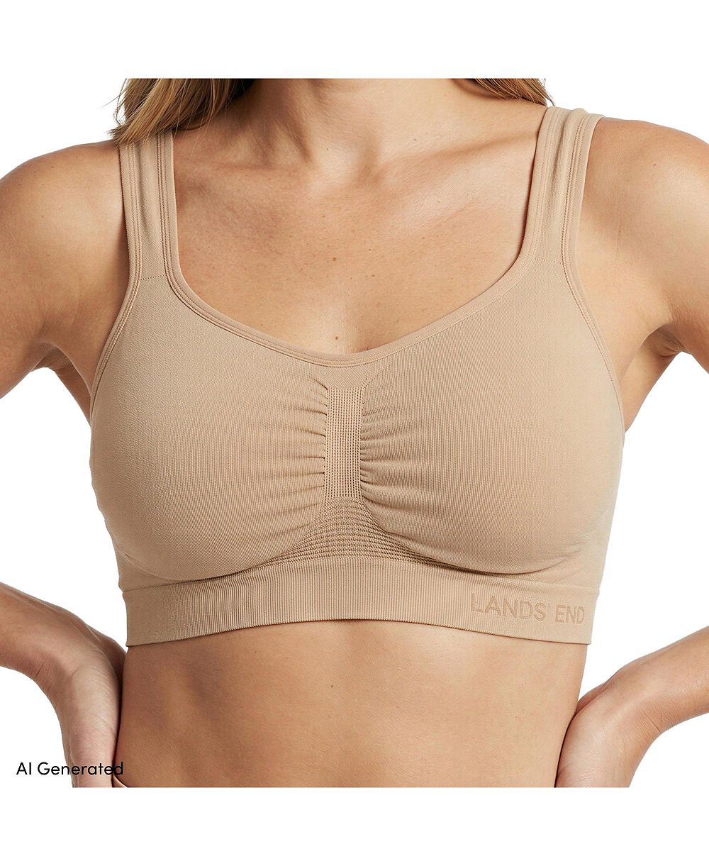 Lands' End Женский бралетт Soft Fit Seamless