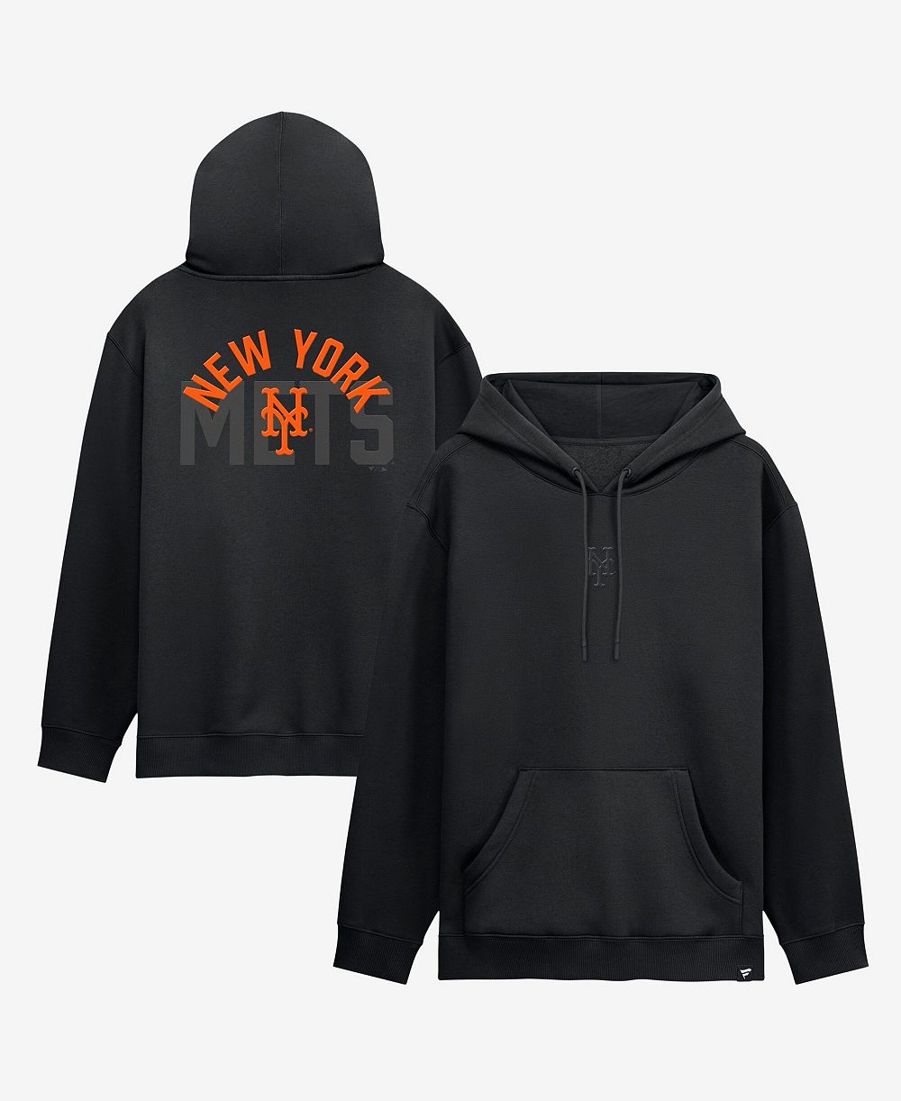 Мужское худи Fanatics New York Mets Black Out Fleece