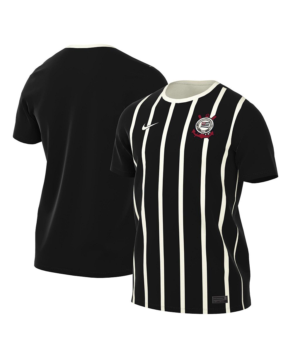 Мужская джерси Nike Black Corinthians 2026 Home Replica