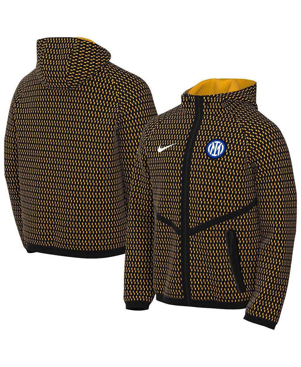 Nike Men's Black Inter Milan 2026/27 Anthem Dri-FIT Full-Zip Hooded Jacket