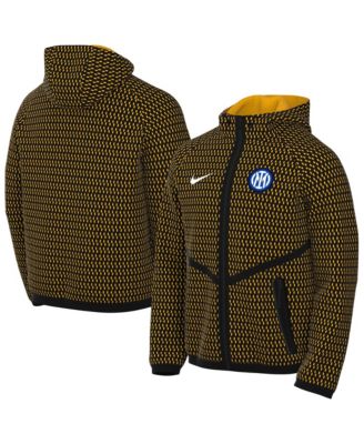 Мужская куртка Nike Inter Milan 2026/27 Anthem Dri-FIT Full-Zip с капюшоном, черная