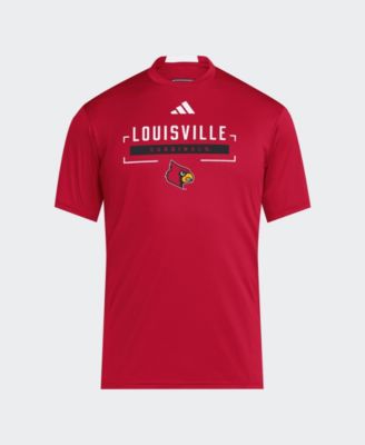 Adidas Мужская Red Louisville Cardinals D4T T-Shirt