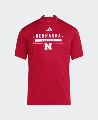 Мужская футболка adidas Scarlet Nebraska Huskers D4T Tri-Blend