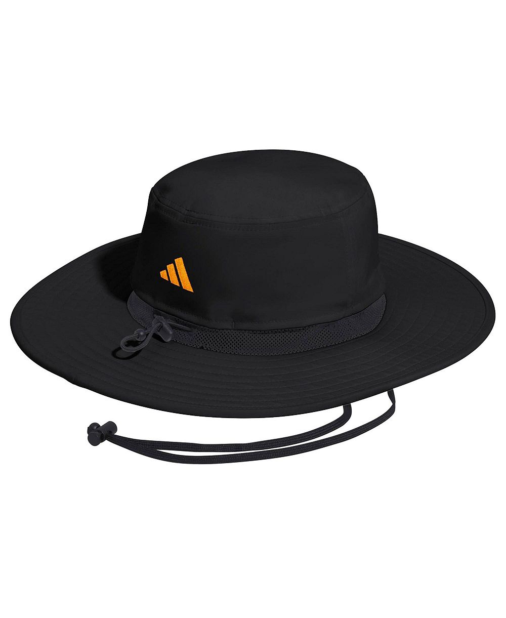 Мужская панама adidas Black Tennessee Volunteers 2026 Sideline Wide Brim Boonie Bucket