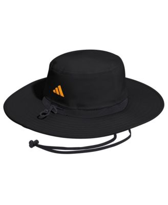 Мужская панама adidas Black Tennessee Volunteers 2026 Sideline Wide Brim Boonie Bucket