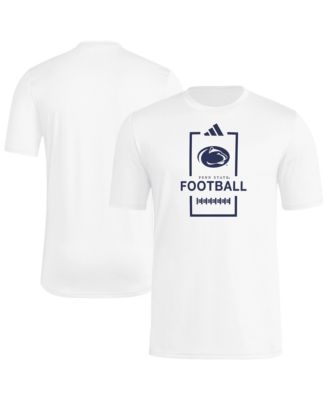 Мужская футболка Adidas White Penn State Nittany Lions Football Polyester