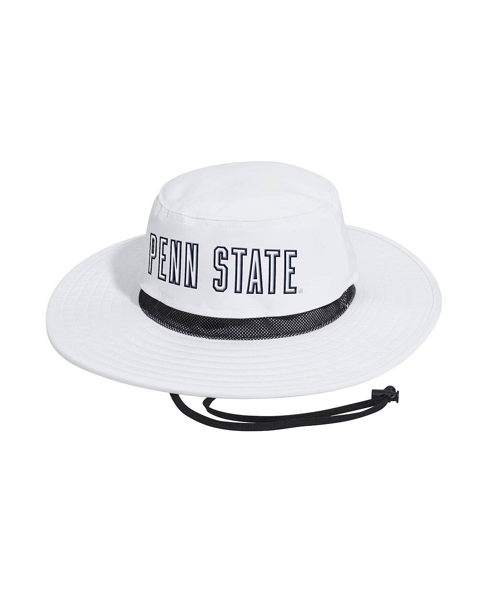 Adidas Men's White Penn State Nittany Lions 2026 Sideline Wide Brim Boonie Bucket Hat