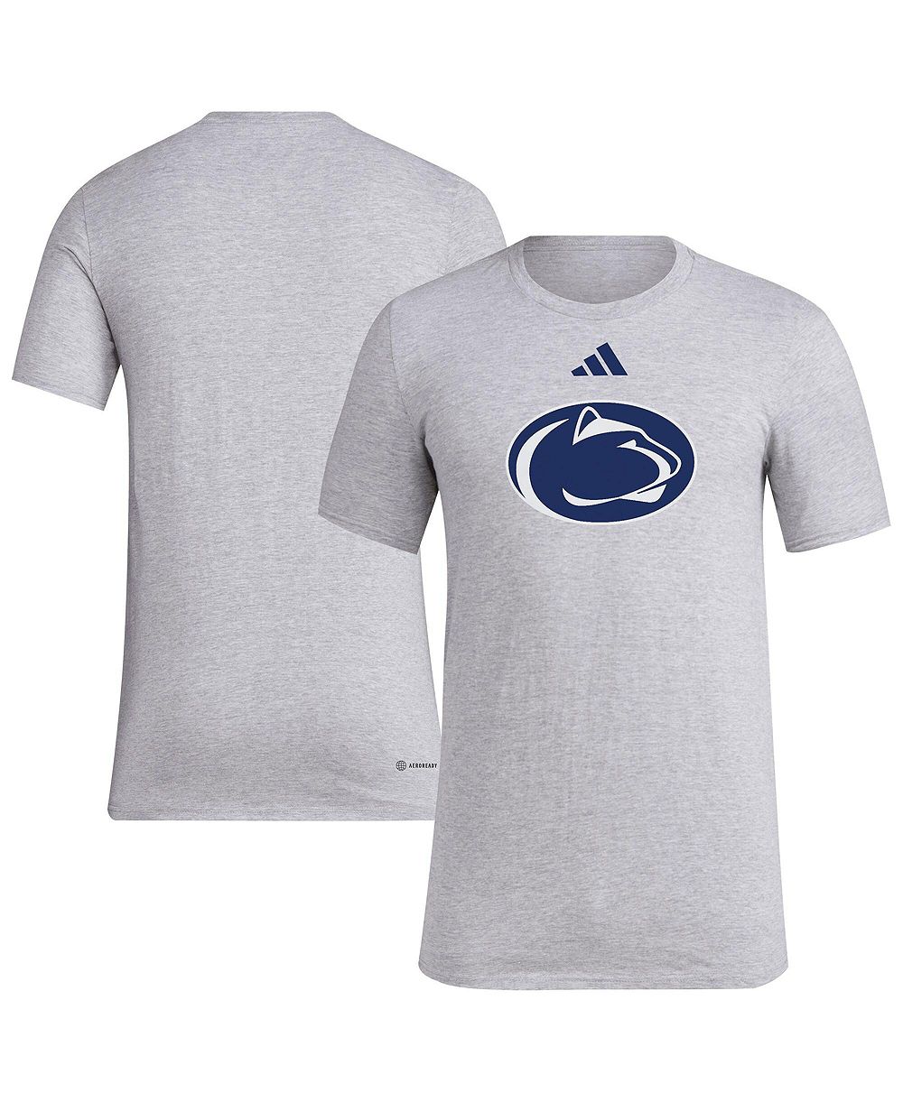 Adidas Men's Gray Penn State Nittany Lions Primary Logo Polyester T-Shirt
