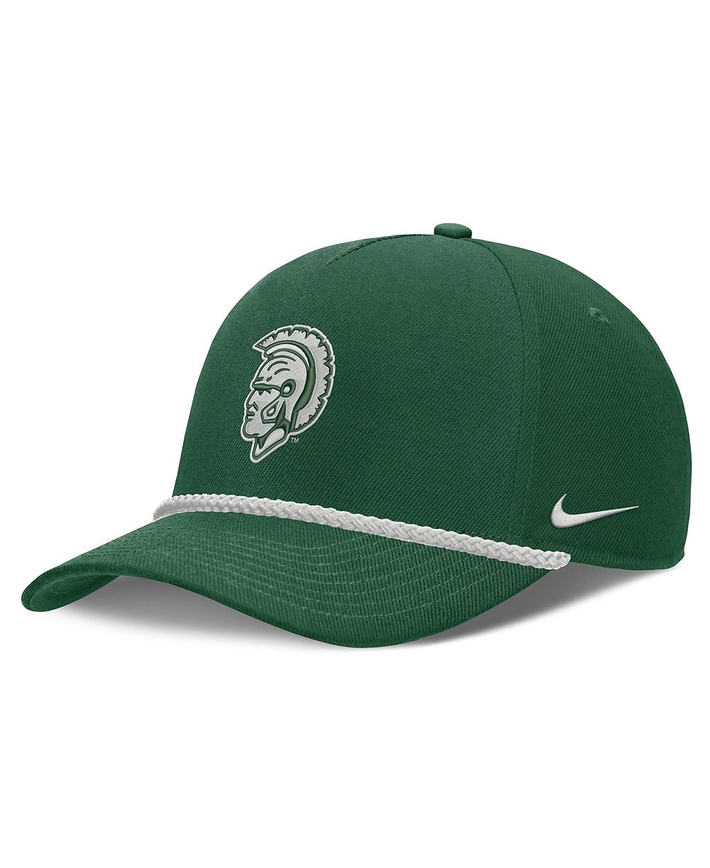 Nike Men's and Women's Green Michigan State Spartans Rope Rise Adjustable Hat