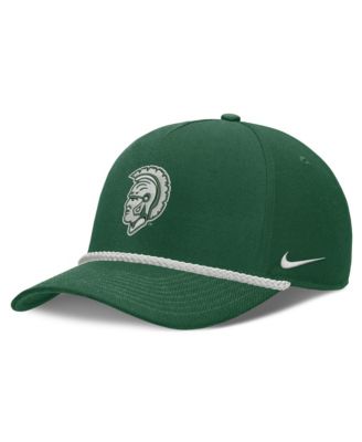 Мужская и женская кепка Nike Michigan State Spartans Rope Rise Adjustable