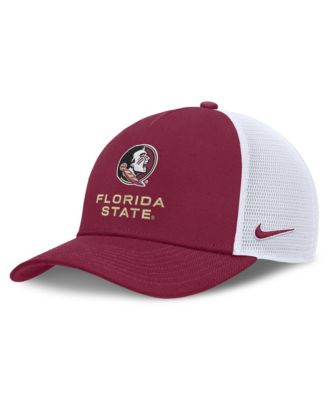 Мужская и женская кепка Nike Florida State Seminoles 2026 On-Field Gameday Trucker гранатовая