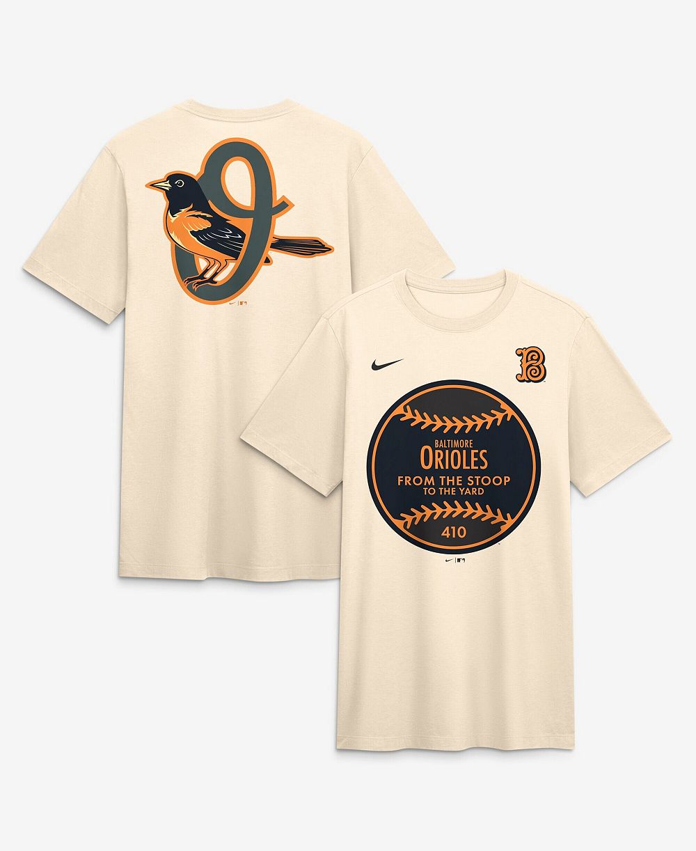 Мужская футболка Nike Baltimore Orioles Tan City Connect Legacy Tri-Blend