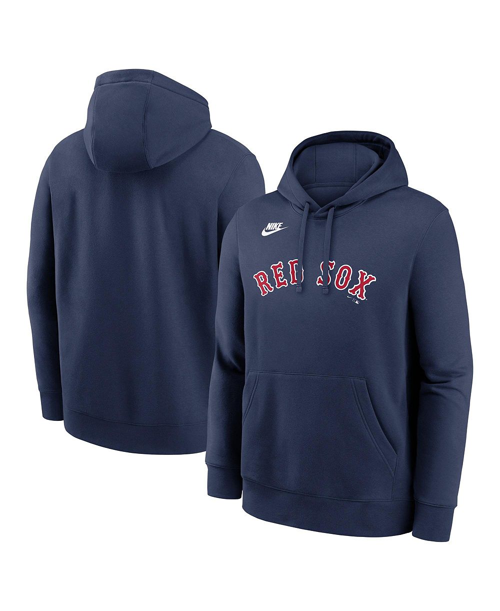 Мужское худи Nike Boston Red Sox Cooperstown Collection Wordmark Club Navy